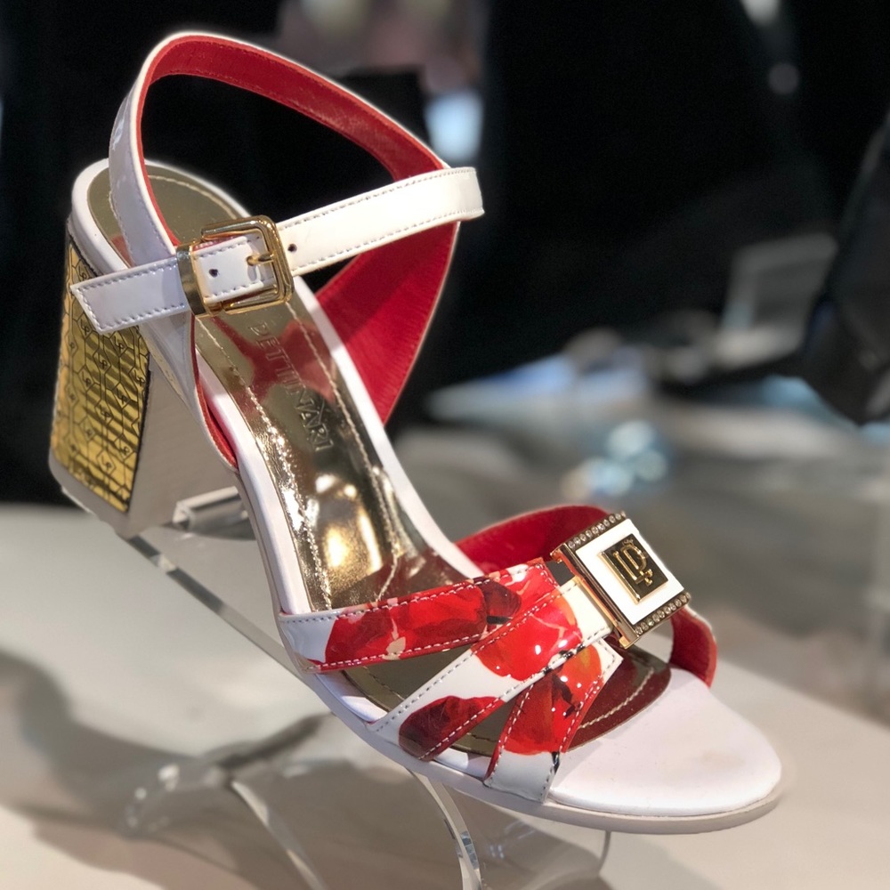 LORETTA PETTINARI HEELED SANDALS